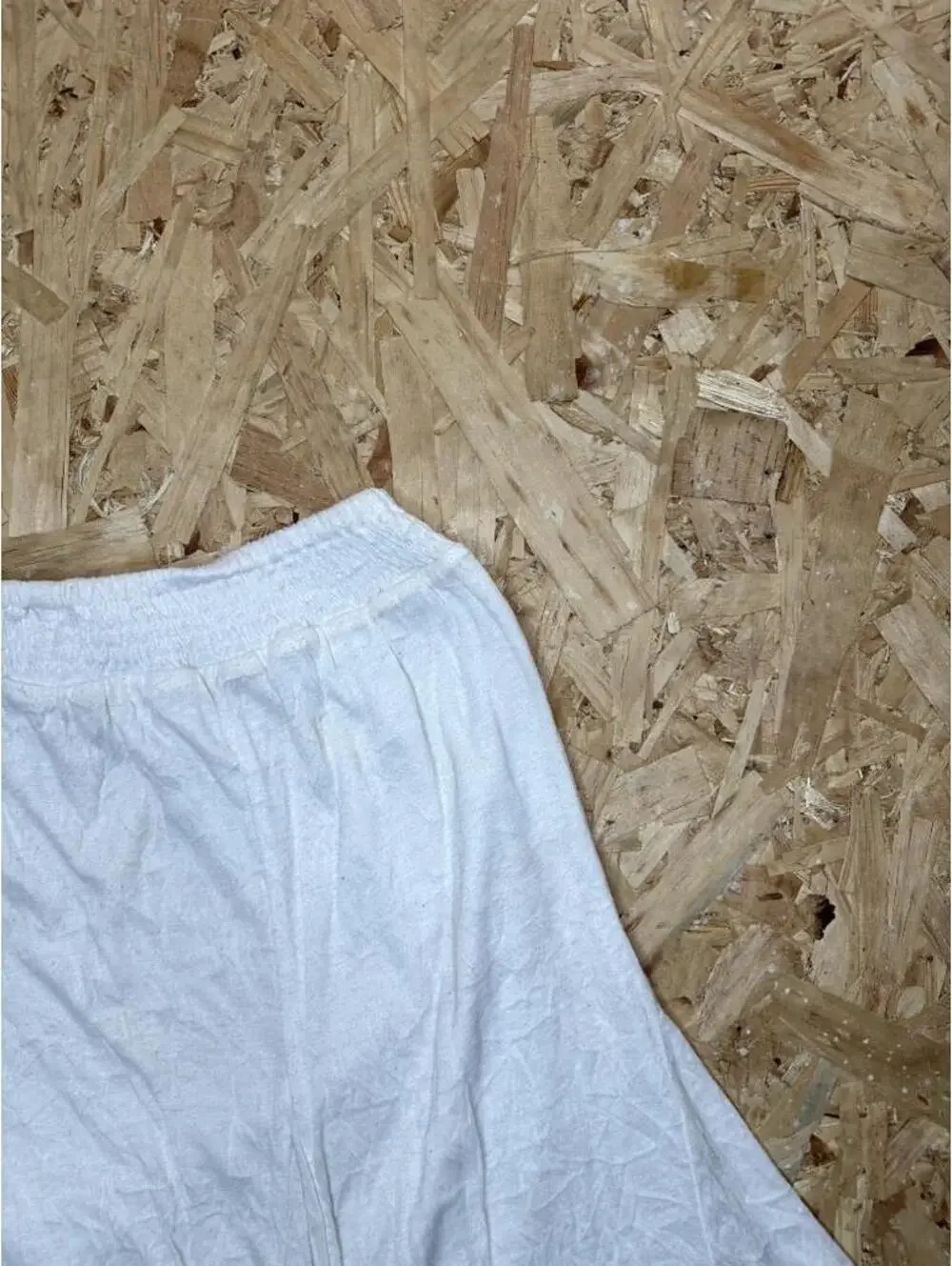 Faded Glory Girls XL 14 16 White Skirt Elastic Waist Ruffle Hem Casual